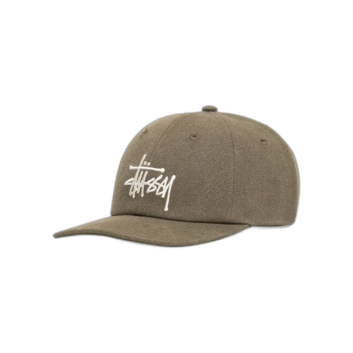 Stussy Canvas Big Basic Low Pro Cap 'Olive'