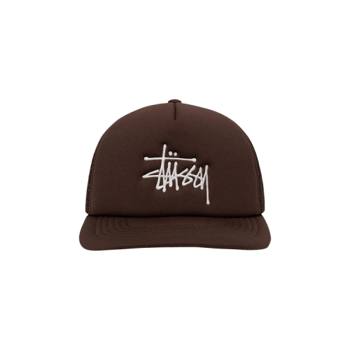 Stussy Trucker Big Basic Snapback 'Chocolate'