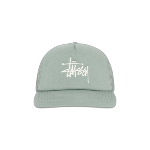 Stussy Big Basic Trucker Cap 'Light Olive'