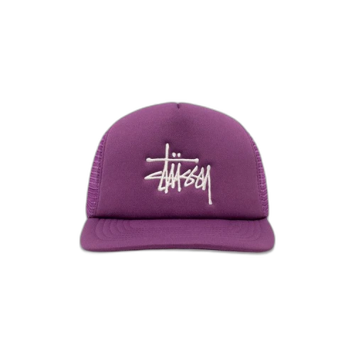 Stussy Trucker Big Basic Snapback 'Orchid'