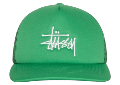 Stussy Trucker Big Basic Snapback Shamrock