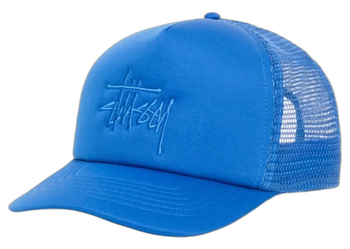 Stussy Trucker Big Basic Snapback Sport Blue