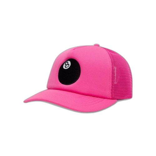 Stussy 8 Ball Trucker Cap 'Hot Pink'