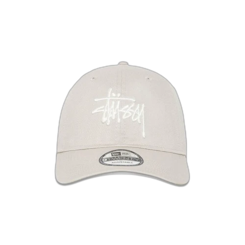 Stussy New Era 9TWENTY Basic Strapback 'Stone'