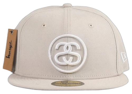 Stussy x New Era SS-Link 59Fifty Fitted Cap Natural