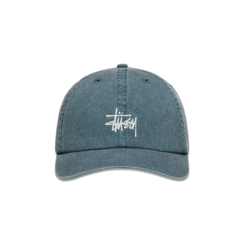 Stussy Low Pro Basic Washed Strapback 'Lagoon'
