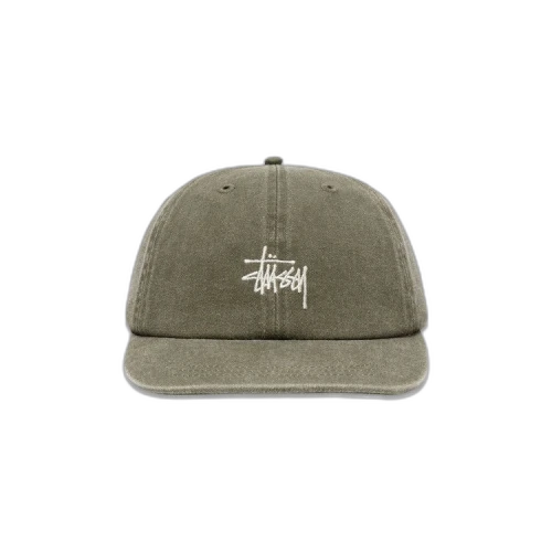 Stussy Low Pro Basic Washed Strapback 'Olive'
