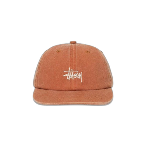 Stussy Low Pro Basic Washed Strapback 'Rust Red'
