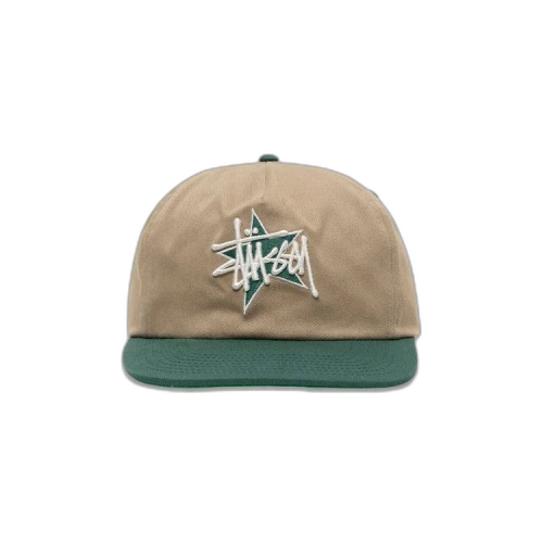 Stussy Mid-Depth Basic Star Strapback 'Khaki'