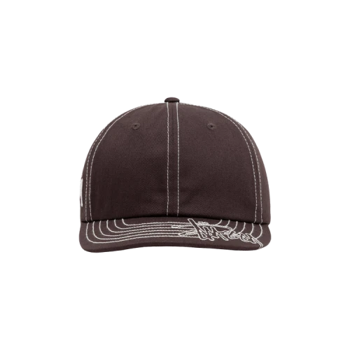 Stussy Low Pro Basic Stitch Strapback 'Brown'
