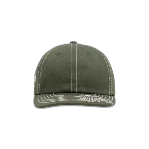 Stussy Low Pro Basic Stitch Strapback 'Olive'