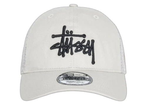 Stussy New Era 9Twenty Basic Trucker Stone