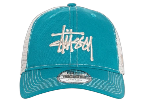 Stussy New Era 9Twenty Basic Trucker Teal