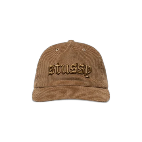 Stussy Mid-Depth Old English Snapback 'Camel'