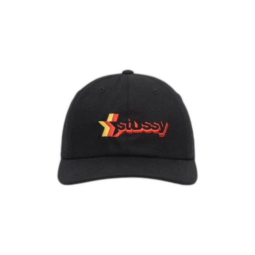 Stussy Low Pro 3 Star Strapback Black