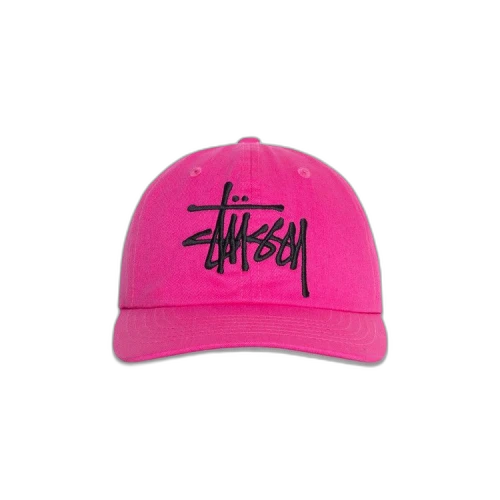 Stussy Low Profile Big Basic Snapback 'Pink'
