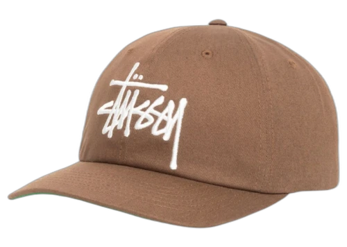 Stussy Low Profile Big Basic Snapback Cocoa