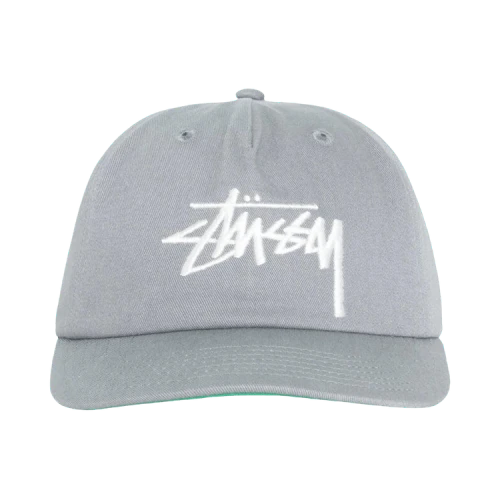 Stussy Big Stock Mid Depth Cap 'Gunmetal'