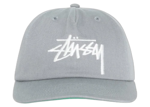 Stussy Mid-Depth Big Stock Snapback Gunmetal