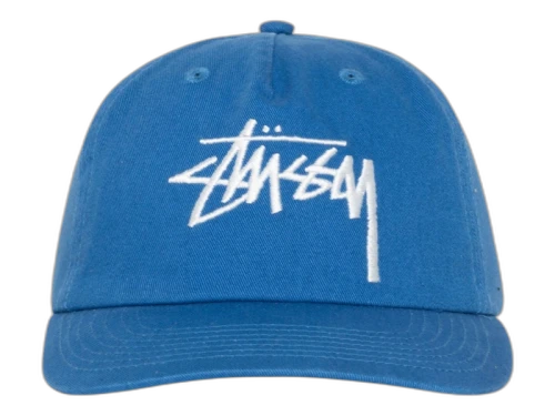 Stussy Mid-Depth Big Stock Snapback Light Royal