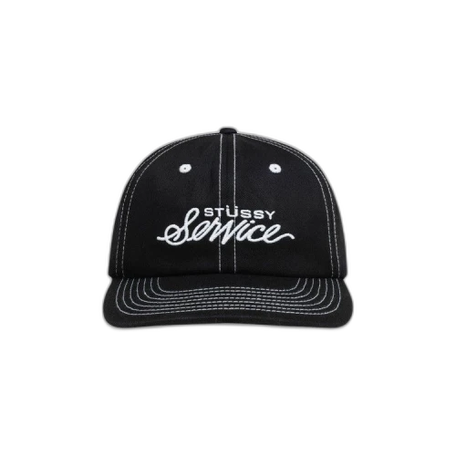 Stussy Mid Depth Service Strapback 'Black'