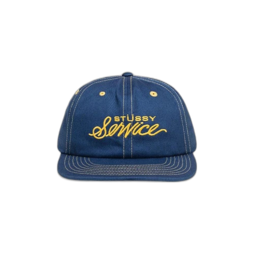 Stussy Mid Depth Service Strapback Navy