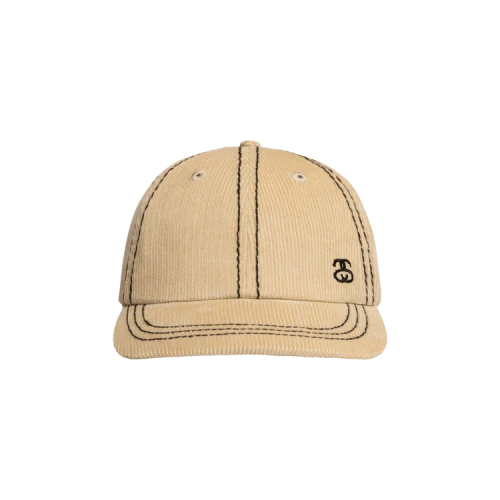 Stussy Low Profile SS-Link Stitched Strapback 'Cream'