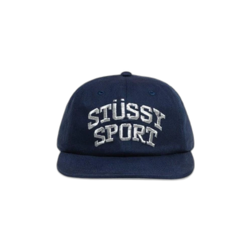 Stussy Mid Depth Sport Snapback 'Navy/Metallic'