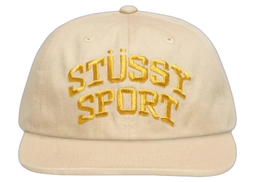 Stussy Mid Depth Sport Snapback Natural/Gold