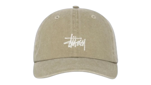 Stussy Basic Washed Cap Faded Tan