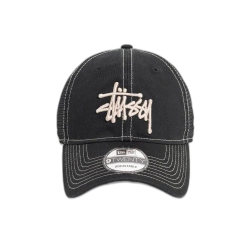 Stussy New Era 9twenty Washed Basic Trucker 'Black'
