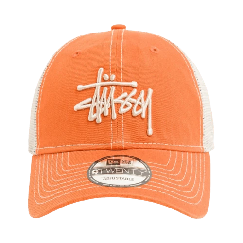 Stussy 9twenty Washed Basic Trucker 'Tangerine'
