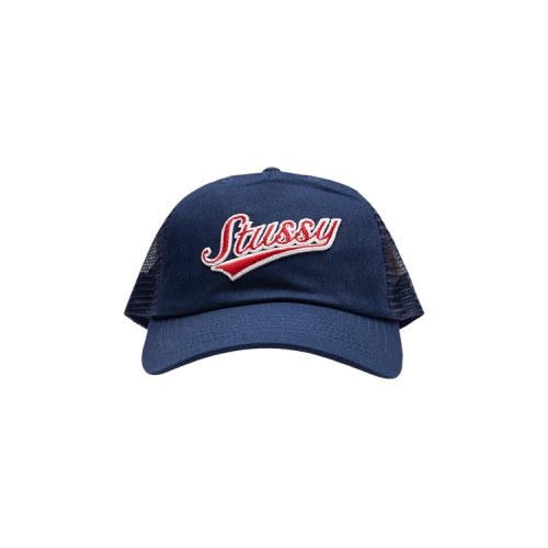 Stussy LP Trucker Athletic Cap 'Light Navy'