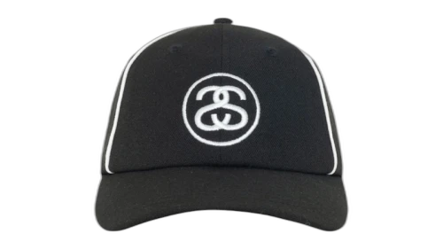Stussy Low Profile Contrast Piping Snapback Bone