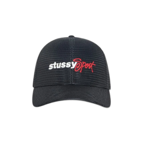 Stussy Mid-Depth Sport Mesh Snapback 'Black'