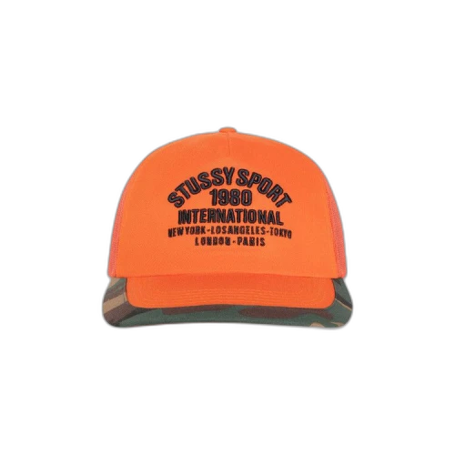 Stussy Trucker International Snapback 'Orange'
