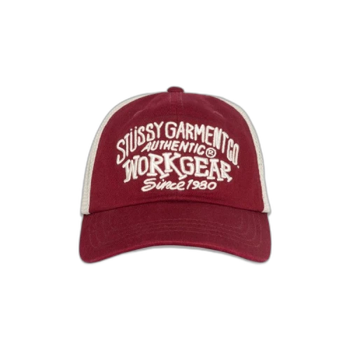 Stussy Low Profile Workgear Strapback 'Wine'