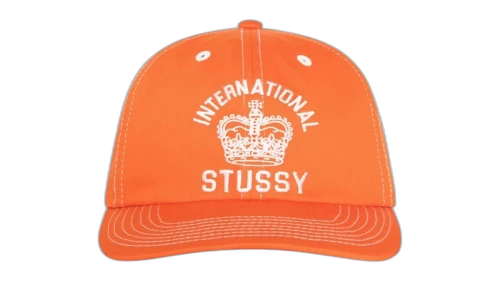 Stussy Mid-Depth International Crown Strapback Coral