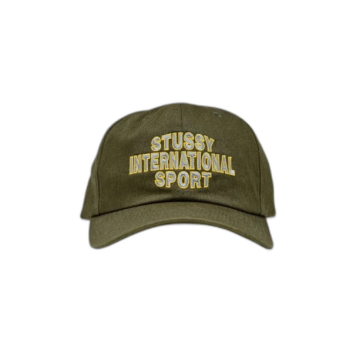 Stussy Mid International Sport Strapback Cap 'Dark Olive'