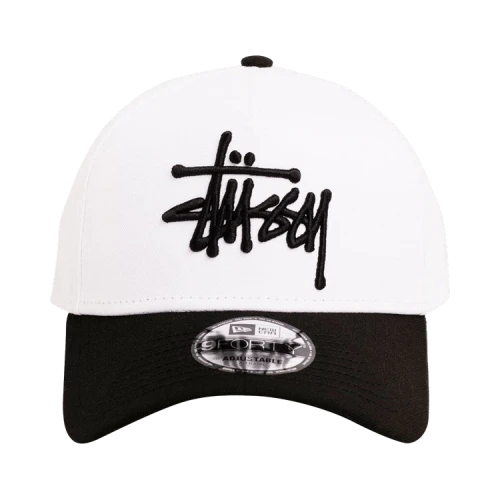 Stussy Basic 9FORTY 'White/Black'