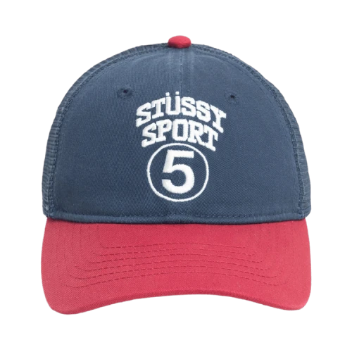 Stussy LP Sport 5 Trucker Cap 'Navy'
