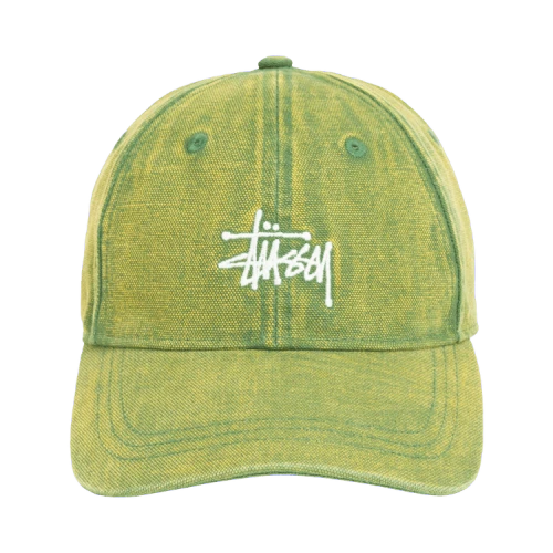 Stussy Washed Basic Stüssy Cap 'Pine'