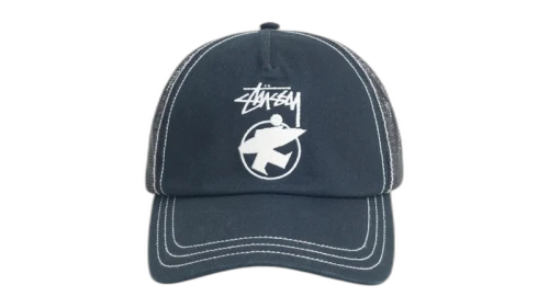 Stussy Surfman Trucker Black