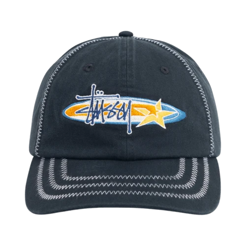 Stussy Oval Star Cap 'Black'