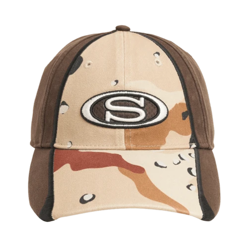 Stussy S Oval Cap 'Desert Camo'