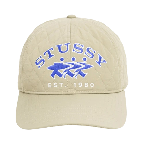 Stussy Quilted Surfwalk Snapback Cap 'Khaki'