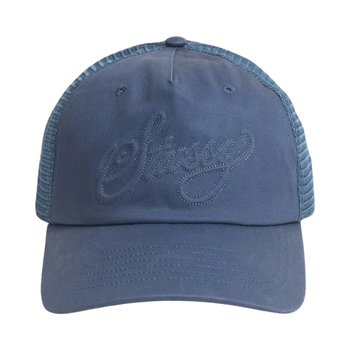 Stussy Cursive Stitch Trucker 'Navy'