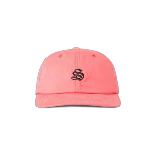 Stussy Bio Washed Cotton Low Cap 'Red'