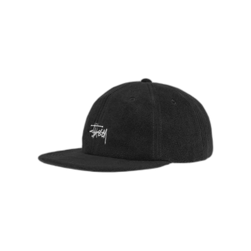 Stussy Polar Fleece Strap Cap 'Black'