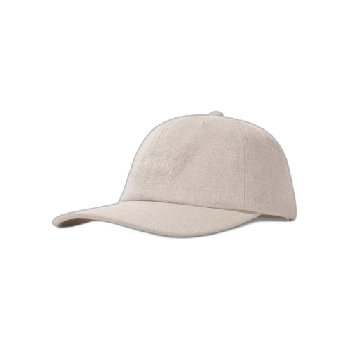 Stussy Textured Linen Low Pro Cap 'Off White'